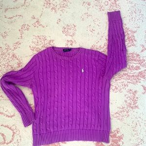 Cool purple RL Polo sweater